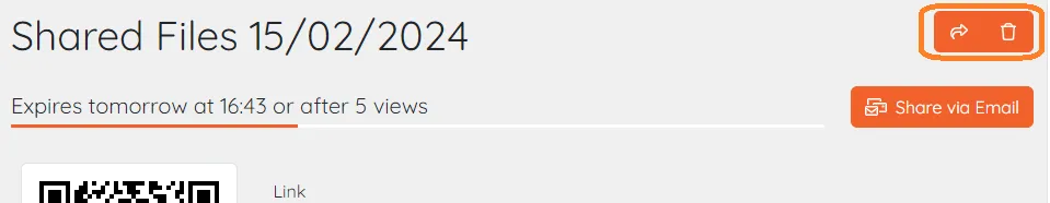 Delete via Transfer Page